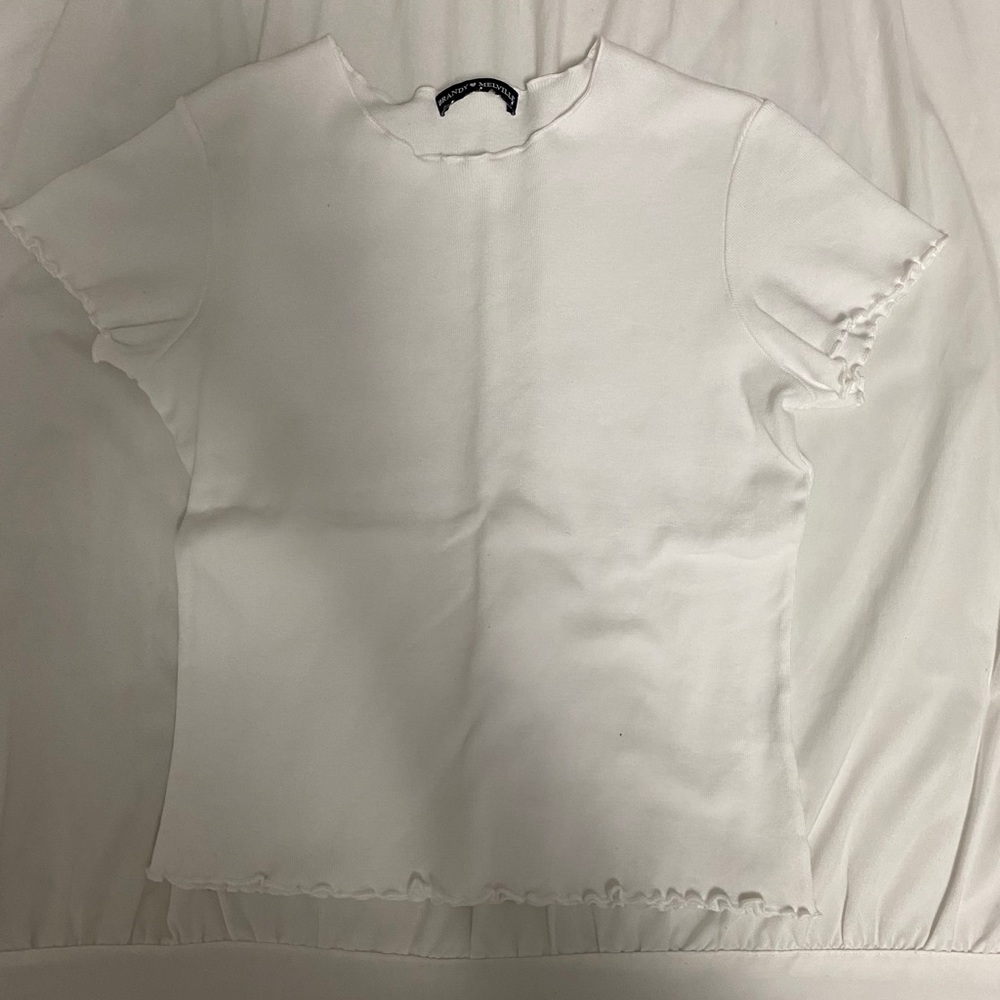 brandy melville ruffle top